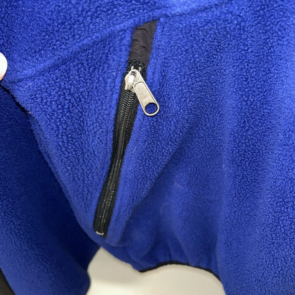 The North Face Mens Vintage Full Zip Fleese Jacket Size M Or L Blue